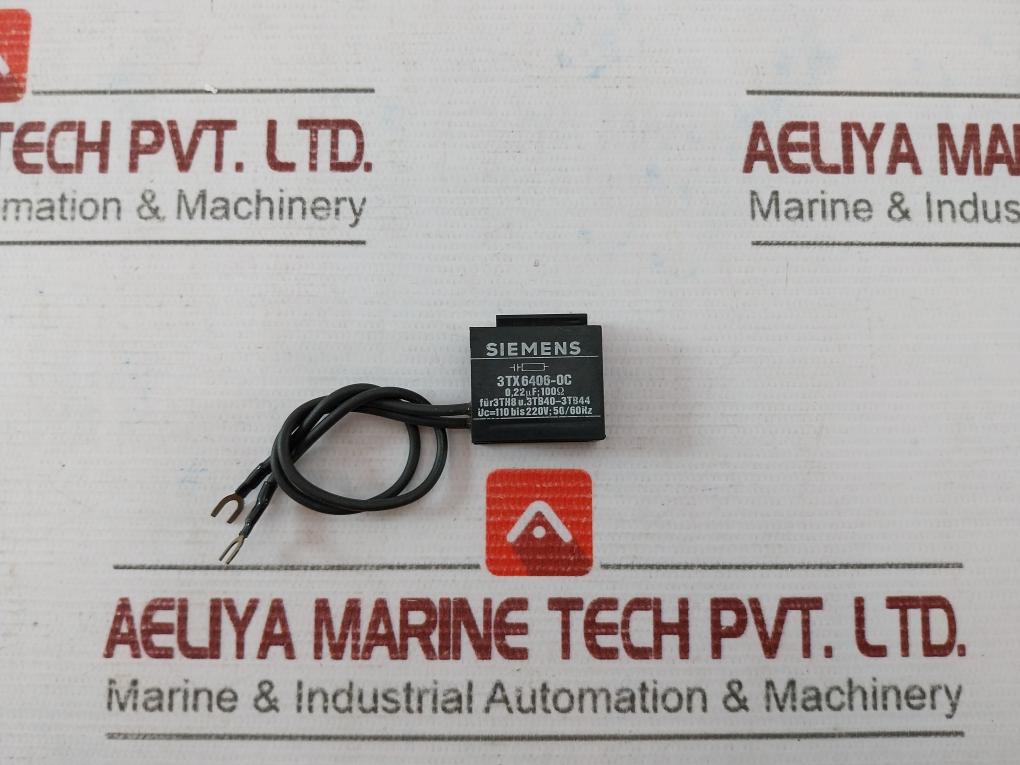 Siemens 3Tx6406-0C Surge Suppressor Rc Element Uc=110 Bis 220V 50/60Hz