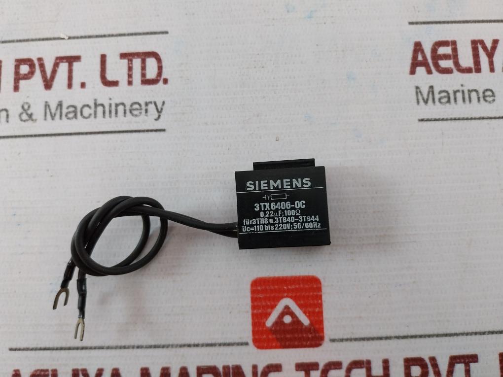 Siemens 3Tx6406-0C Surge Suppressor Rc Element Uc=110 Bis 220V 50/60Hz