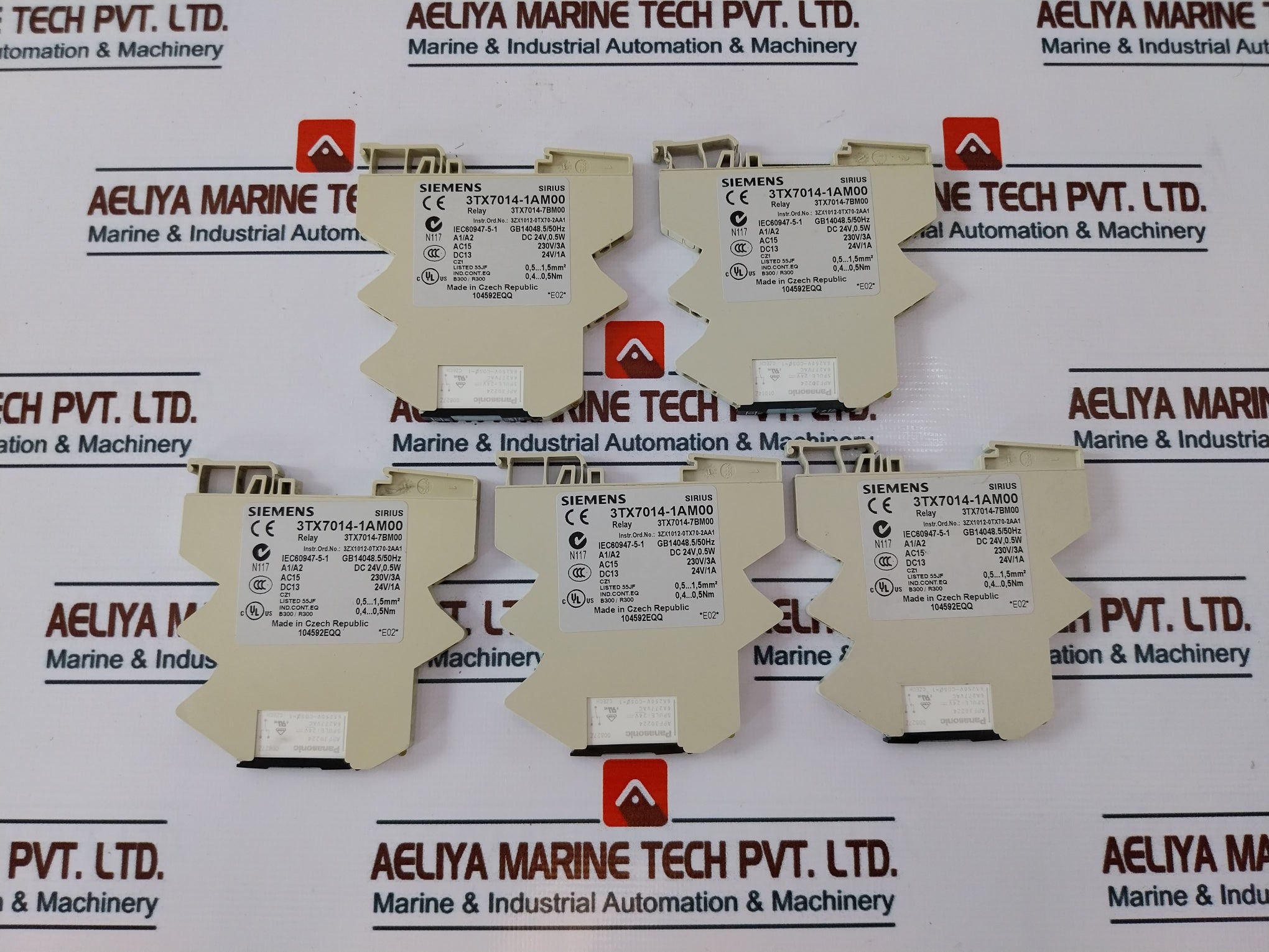 Siemens 3Tx7014-1Am00 Output Coupler With Plug-in Contact Relay 3Tx7014-7Bm00