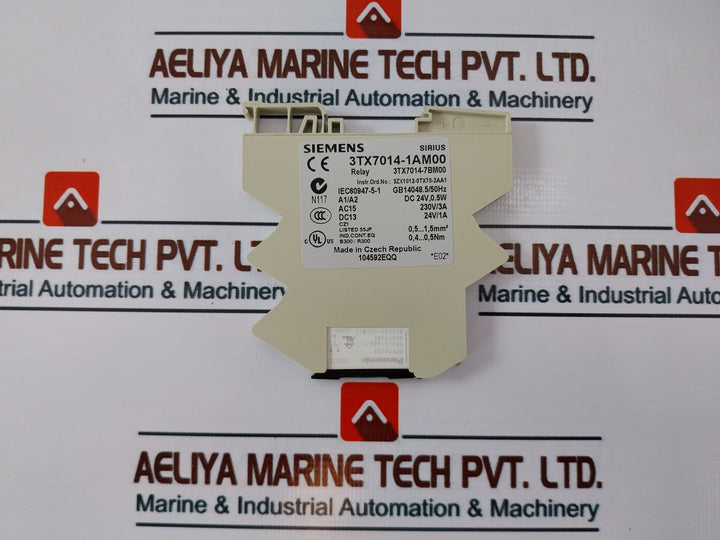 Siemens 3Tx7014-1Am00 Output Coupler With Plug-in Contact Relay 3Tx7014-7Bm00