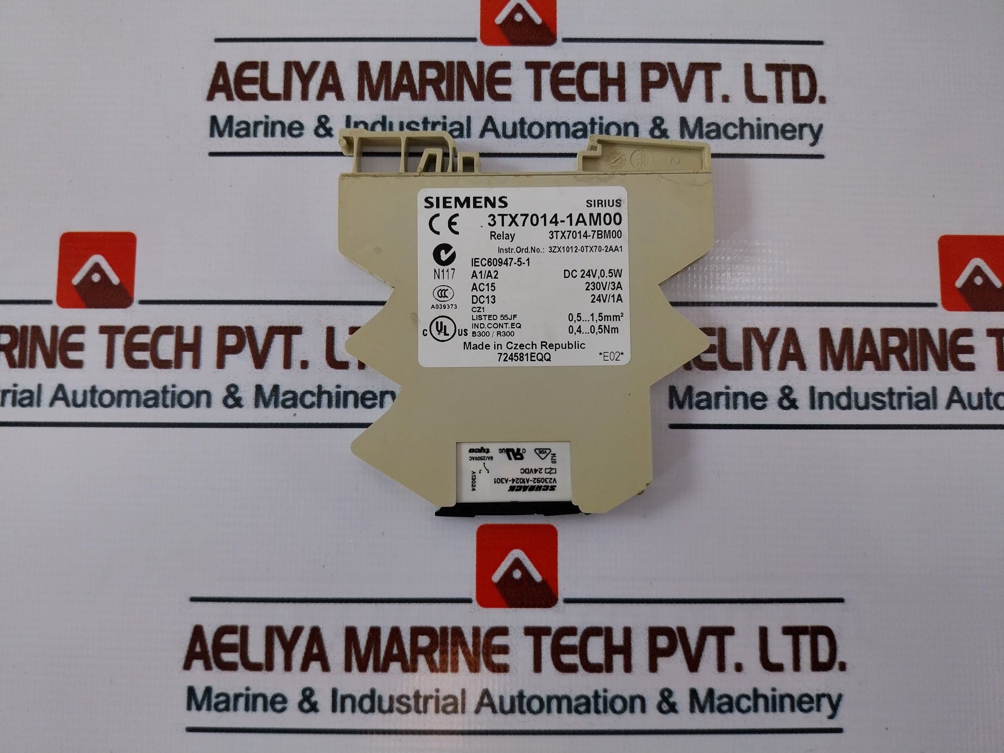 Siemens 3Tx7014-1Am00 Output Coupler With Plug-in Contact Relay 3Tx7014-7Bm00