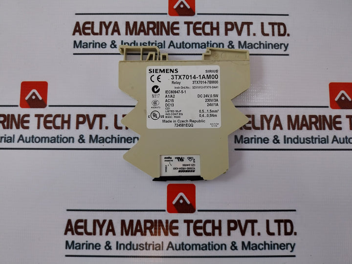 Siemens 3Tx7014-1Am00 Output Coupler With Plug-in Contact Relay Gb14048.5/50Hz