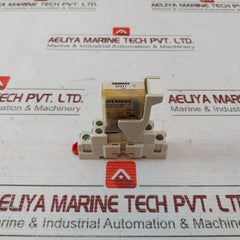 Siemens 3Tx7144-ie7 Relay Socket With Base 220-250Vac 15A 300V 0750Z 97899