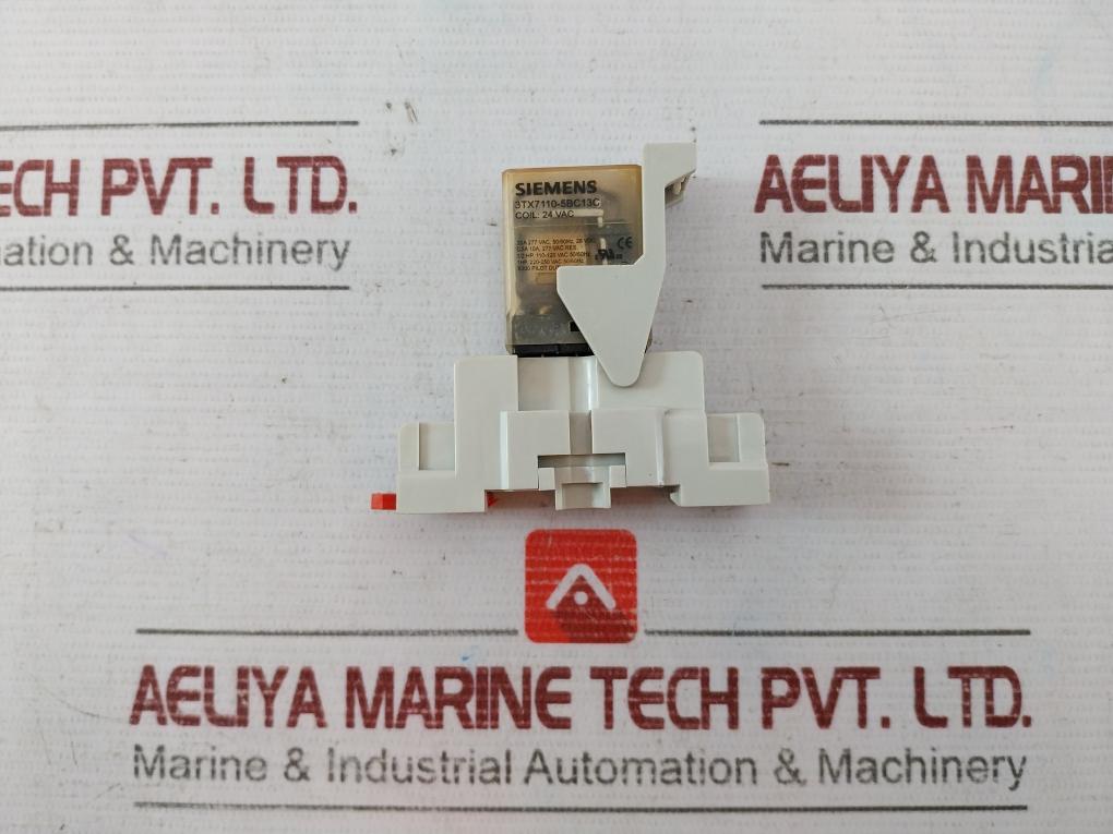 Siemens 3Tx7144-ie7 Relay Socket With Base 220-250Vac 15A 300V 0750Z 97899