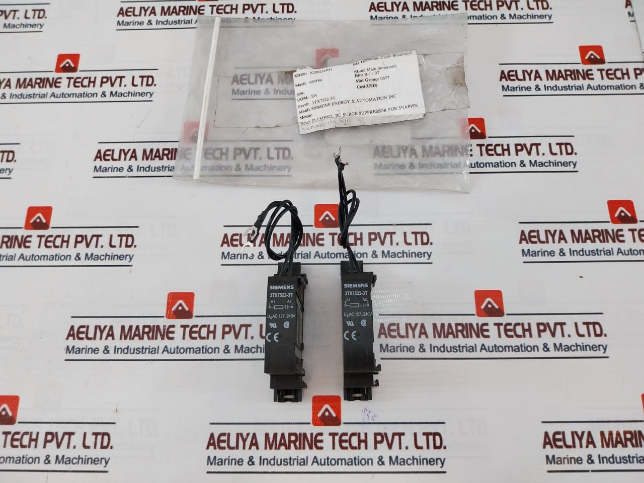 Siemens 3Tx7522-3T Surge Suppressor Ac 127…240V