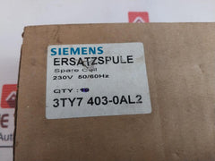 Lot of 2X Siemens 3TY7 403-0AL2 Spare Coil 230V 50/60Hz