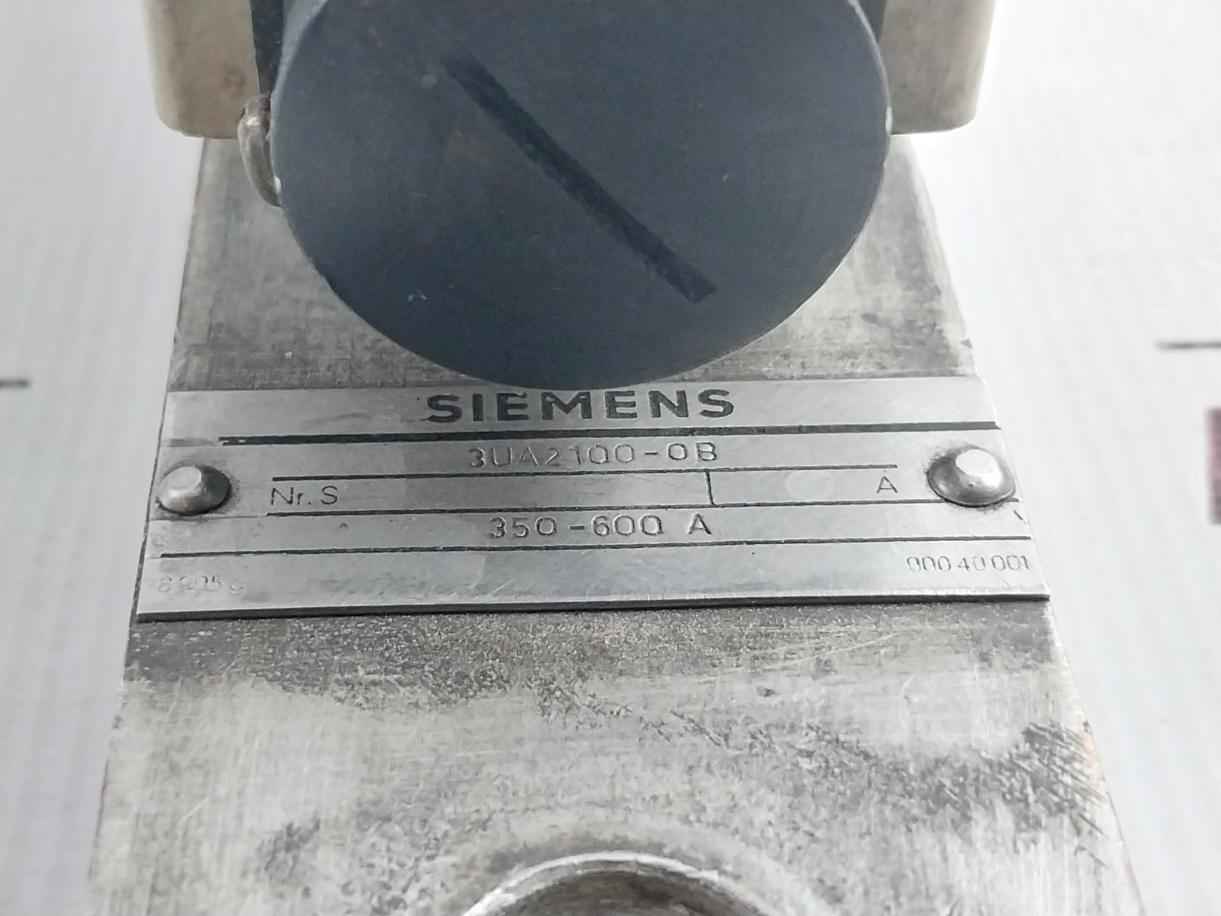 Siemens 3ua2100-0b Overload Relay 350-600a