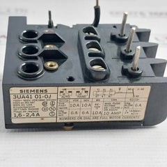 Siemens 3Ua41 01-0J Thermal Overload Relay 550Vac Bs587 Ac11 900V-vde