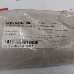 Siemens 3Ua41 01-0S Overload Relay Motor Control 8-12A