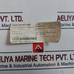 Siemens 3Ua41 01-0S Overload Relay Motor Control 8-12A