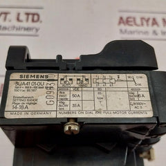 Siemens 3Ua41 01-0U Thermal Overload Relay 750V-900V Ac11 1A 500V
