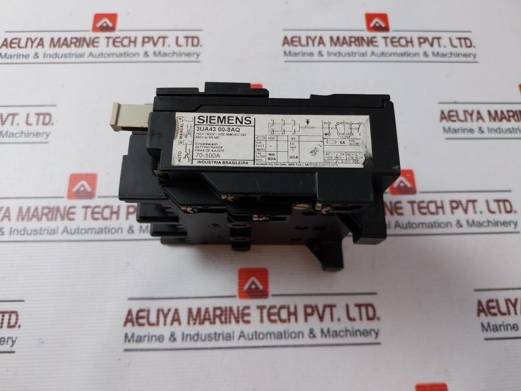 Siemens 3Ua43 00-8Aq Thermal Overload Relay