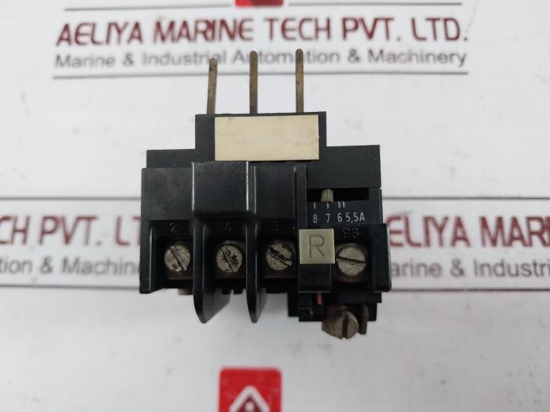 Siemens 3Ua49 00-oao Overload Relay 5,5-8A 1A 500V