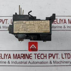 Siemens 3Ua49 00-oao Overload Relay 5,5-8A 1A 500V