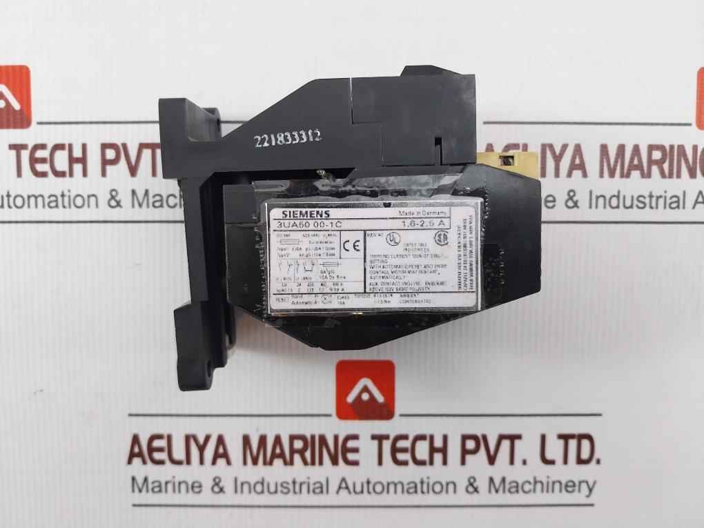 Siemens 3Ua5000-1C Thermal Overload Relay B600/R300
