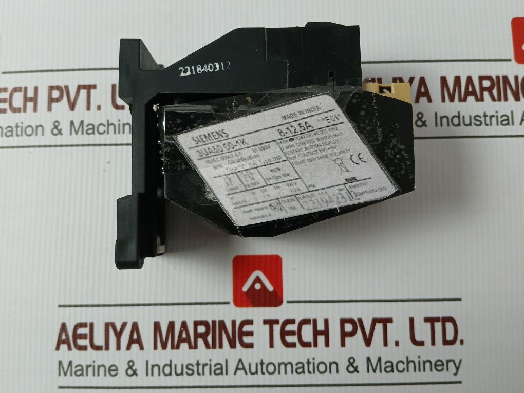 Siemens 3Ua50 00-1K Thermal Overload Relay 690V 8-12.5A