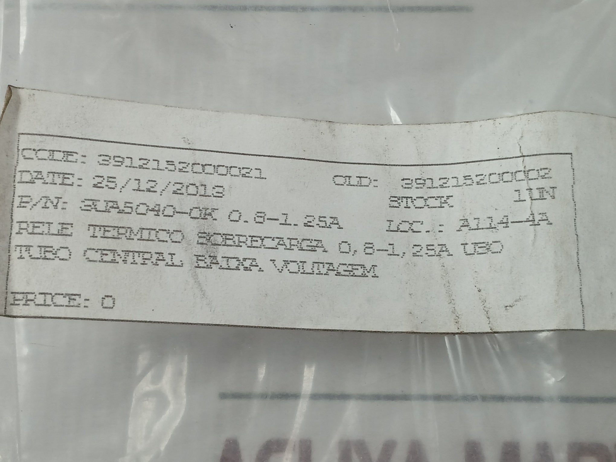 3Ua50 40-0K Thermal Overload Relay 400 V Class 10A Siemens