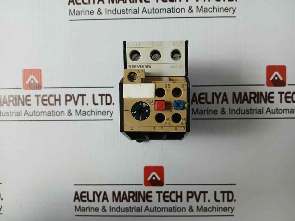 Siemens 3Ua52 00-1G Bimetal Relay With Single Phasing Prevention 221833312