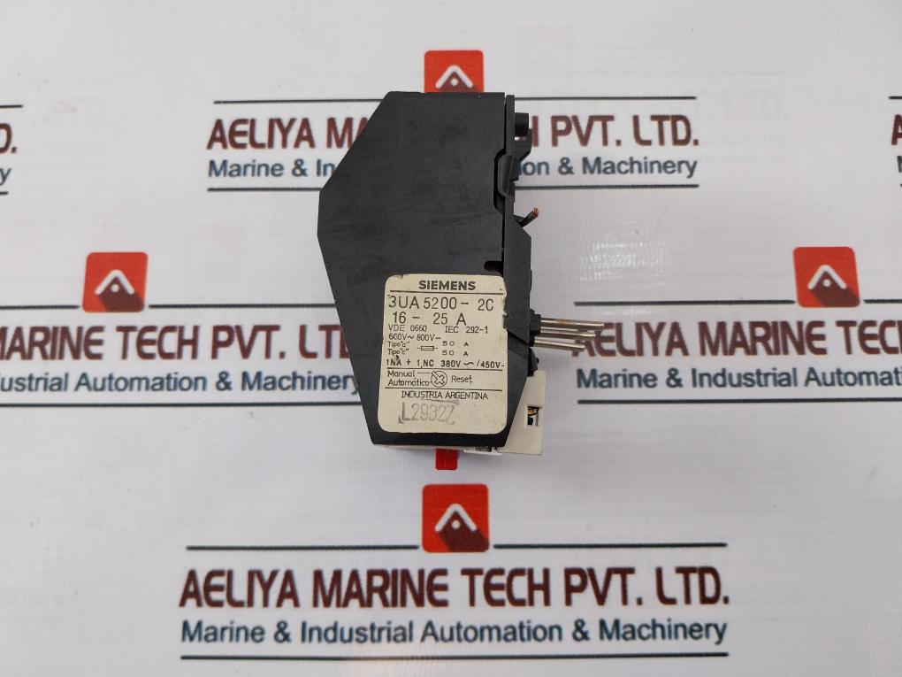 Siemens 3Ua5200-2C Thermal Overload Relay 16-25A