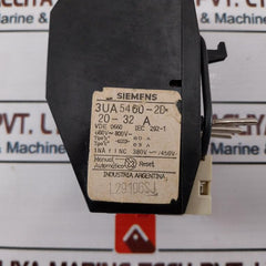 Siemens 3Ua5400-2D Overload Relay 20-32A