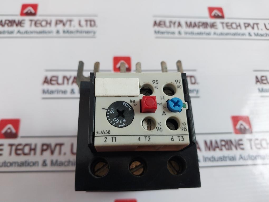 Siemens 3Ua58 00-2P Thermal Overload Relay 660V~ 50 – 60 A