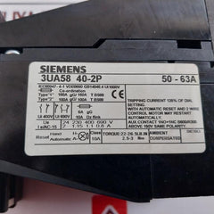 Siemens 3Ua58 40-2P Thermal Overload Relay 690V