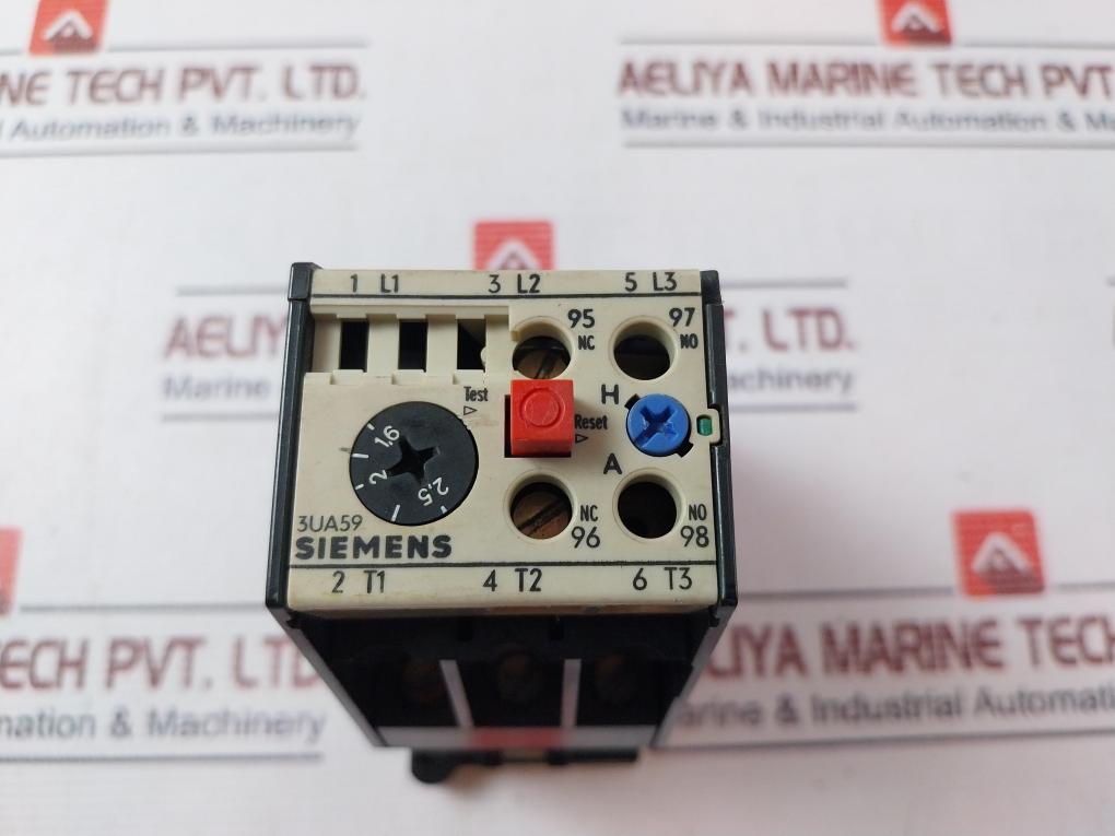 Siemens 3Ua5900-1C Overload Relay 660V ~ 800V 1,6-2,5A