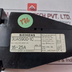 Siemens 3Ua5900-1C Overload Relay 660V ~ 800V 1,6-2,5A