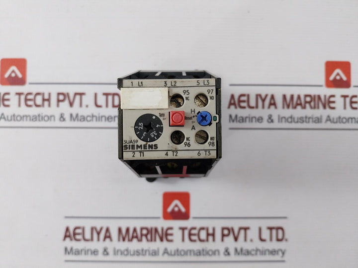 Siemens 3Ua5900-1E Thermal Overload Relay 600Vac 660V 800V 500V 10A 2,5-4A