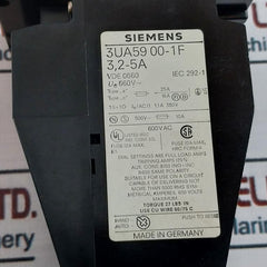 Siemens 3Ua5900-1F Overload Relay