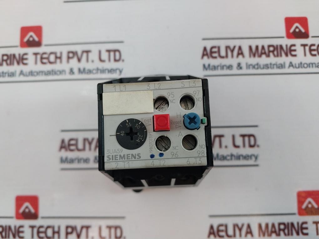 Siemens 3Ua59 00-2E Overload Relay 25-40A