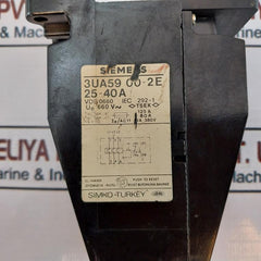 Siemens 3Ua59 00-2E Overload Relay Motor Control 660V~