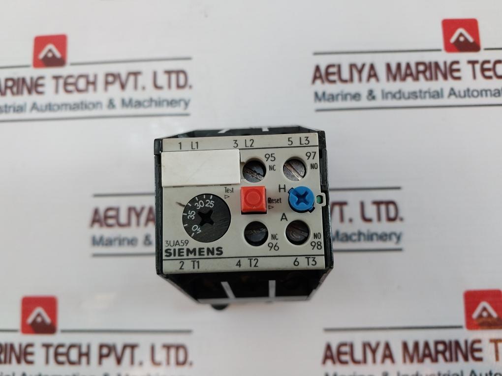 Siemens 3Ua59 00-2E Overload Relay Motor Control 660V~