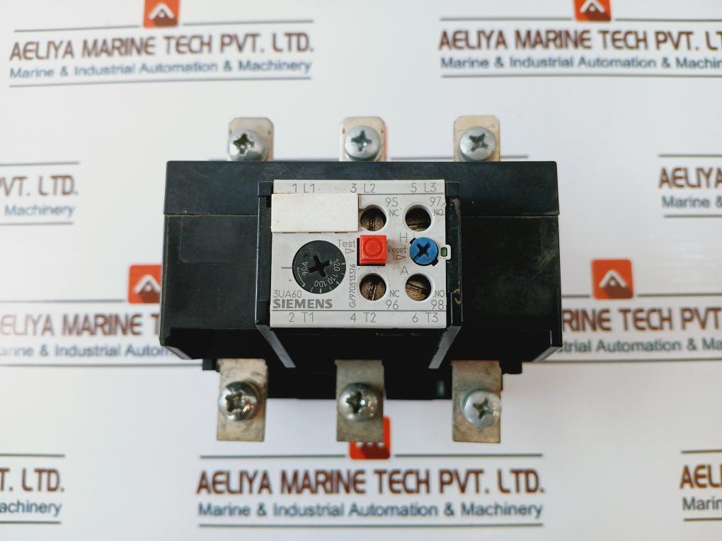 Siemens 3Ua60 00-3H Overload Relay 90-120A