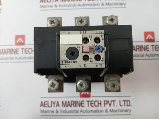 Siemens 3Ua62 00-3H Overload Relay Motor Control Ui 1000V 600V Ac M6-40