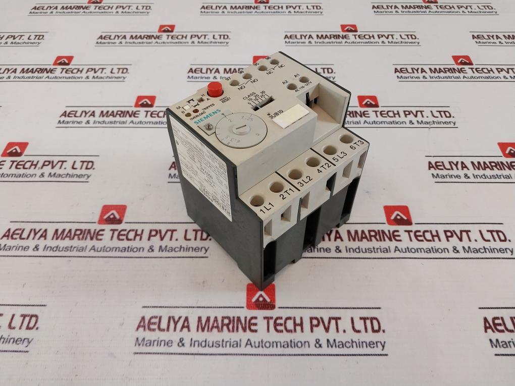 Siemens 3Ub1005-1Pf7 Overload Relay 600V Ac