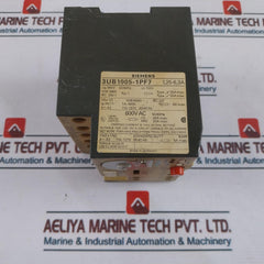 Siemens 3Ub1005-1Pf7 Overload Relay 600V Ac 50/60Hz