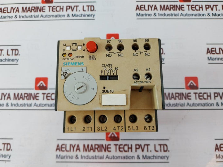 Siemens 3Ub1005-1Pm7 Solid State Overload Relay 600V Ac
