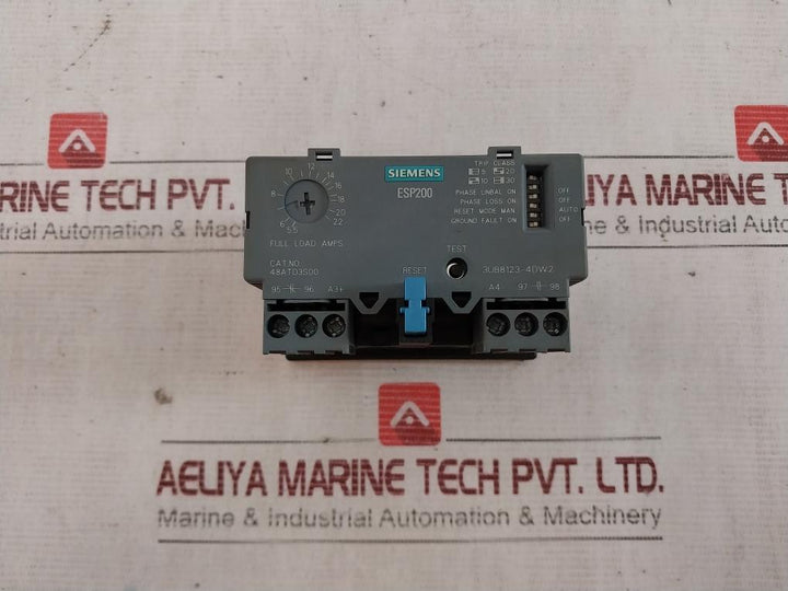 Siemens 3Ub8123-4Dw2 Solid State Overload Relay For Motor Protection 48Atd3S00