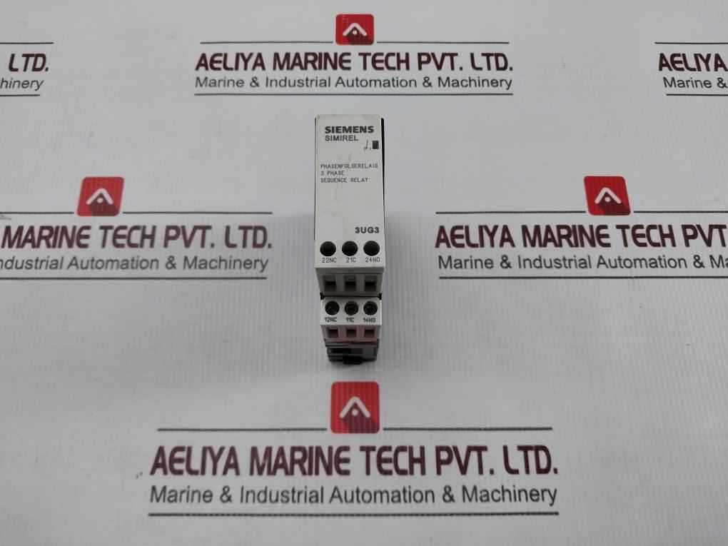 Siemens 3Ug3511-1Bq50 Sequence Relay Cr00516 50/60 Hz