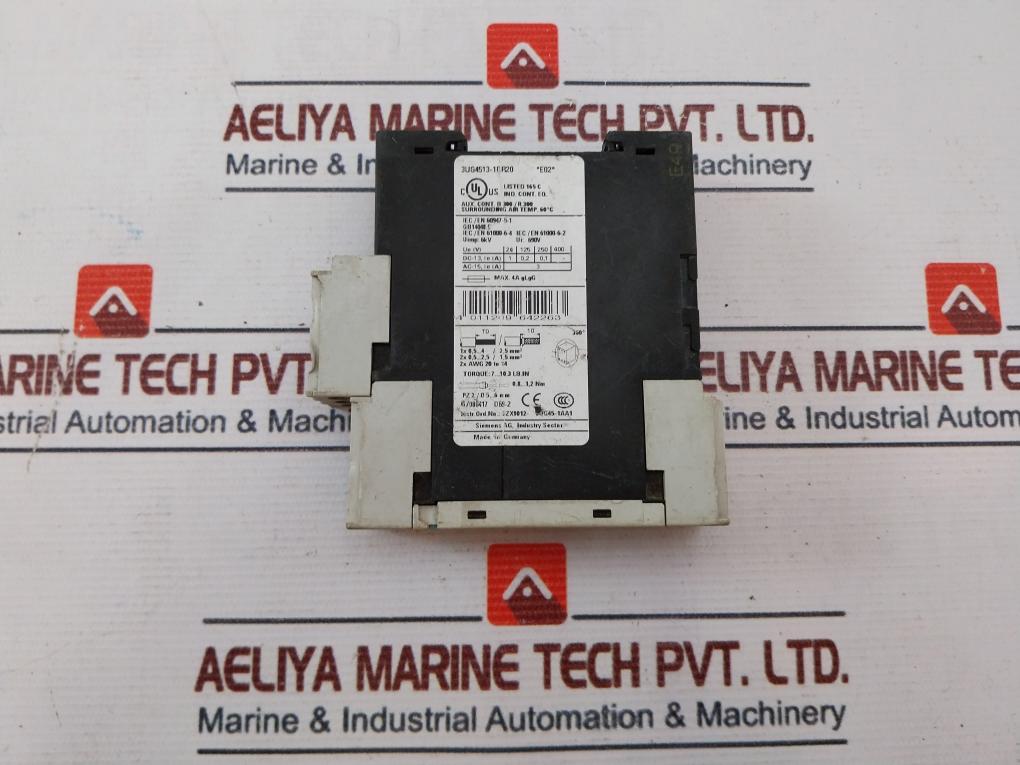 Siemens 3Ug4513-1Br20 Phase Monitoring Relay 160-690V