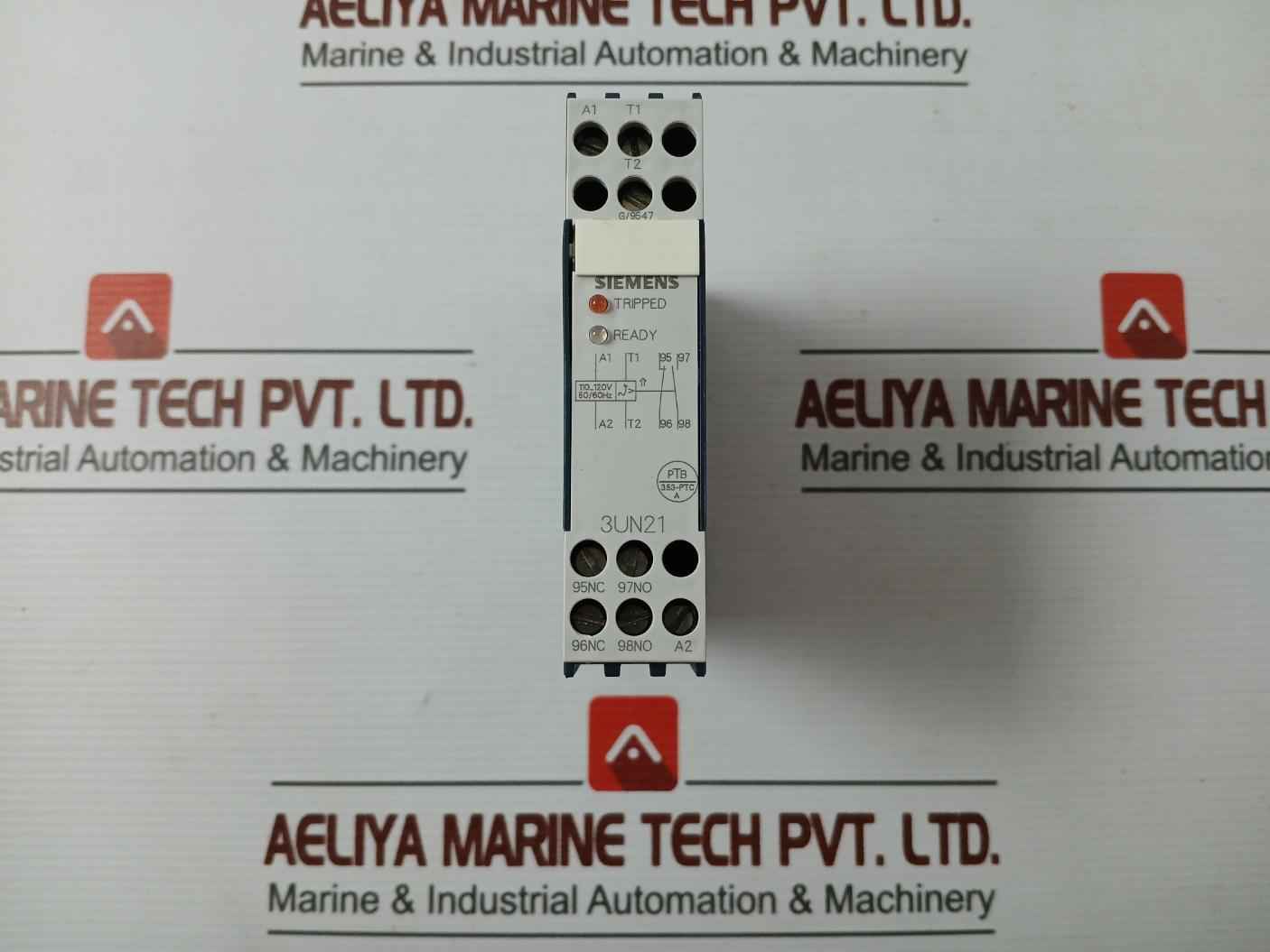 Siemens 3Un2100-0Af7 Thermistor Motor Protection Relay 110-120V/50-60Hz
