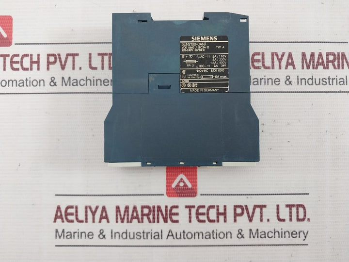 Siemens 3Un2100-0An7 Ptc Thermistor Tripping Unit 3Un21 50/60Hz Typ A
