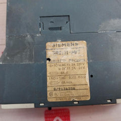 Siemens 3Un2131-0Af7 Thermistor Relay 110-120V 50/60Hz 3A 220V