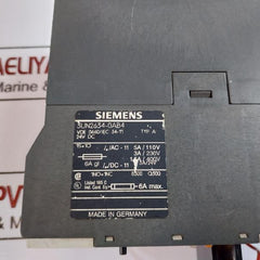 Siemens 3Un2634-0Ab4 Relay, 24Vdc, 1S+1O, 1No+1Nc Vde 0660/Iec 34-11