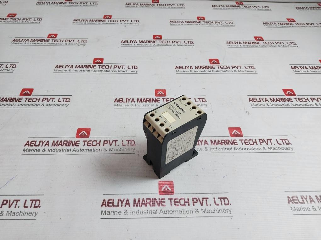 Siemens 3Un8 002 Thermal Motor Protection Unit 110V 40-60Hz