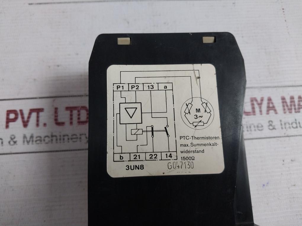 Siemens 3Un8 002 Thermal Motor Protection Unit 110V 40-60Hz