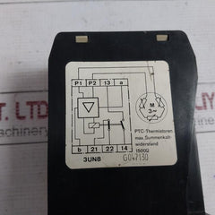 Siemens 3Un8 002 Thermal Motor Protection Unit 110V 40-60Hz