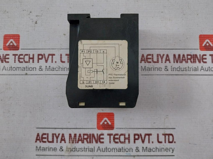 Siemens 3Un8 002 Thermal Motor Protection Unit 110V 40-60Hz 250V 0,2Amp 250Vdc