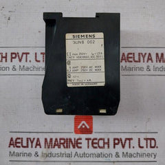 Siemens 3Un8 002 Thermal Motor Protection Unit 110V 40-60Hz 250V 0,2Amp 250Vdc